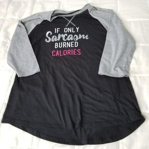 Athletic Works With Fun Expression Tshirt, Size Lg.   A59